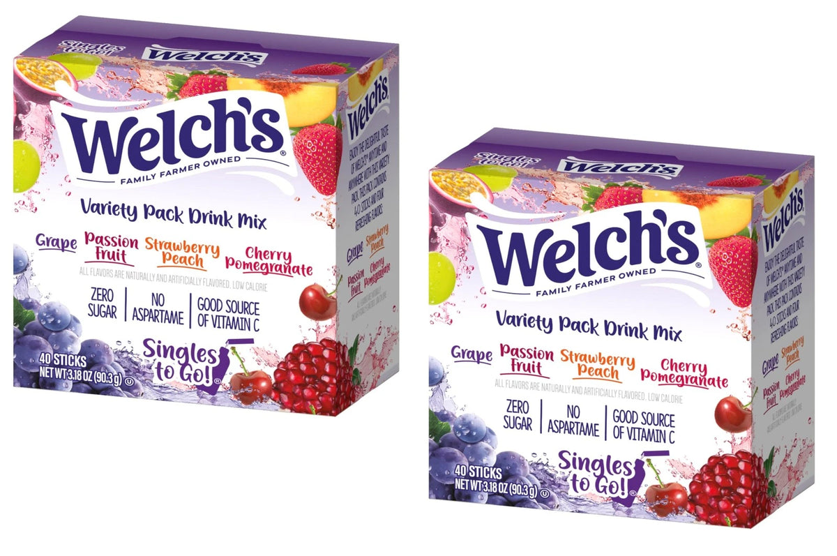 2X Welch's Powdered Drink Mix Variety Pack (3.18 Ounce)