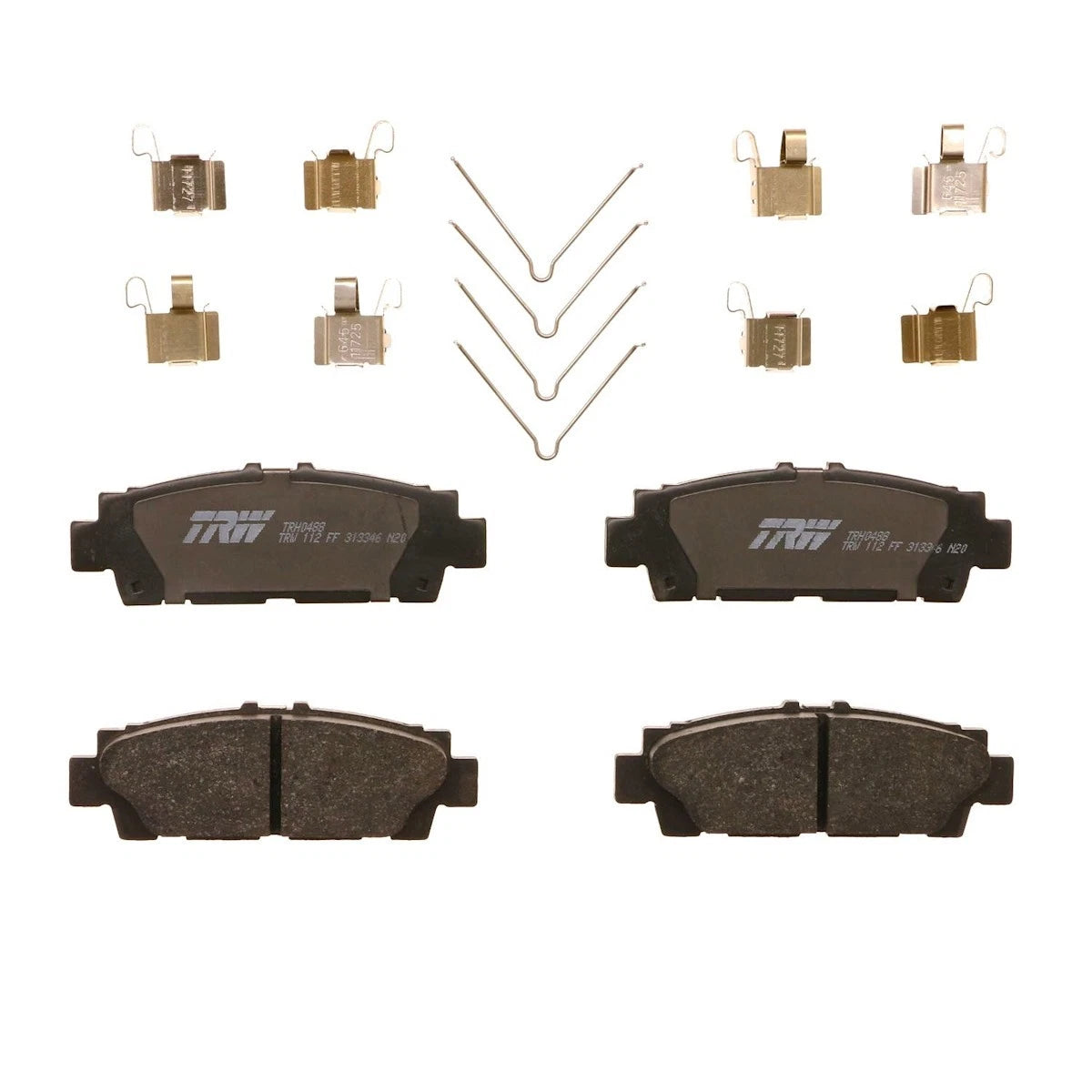 2X TRH0488 Brake Pad Set Rear for Lexus LS400 (1990–1992)