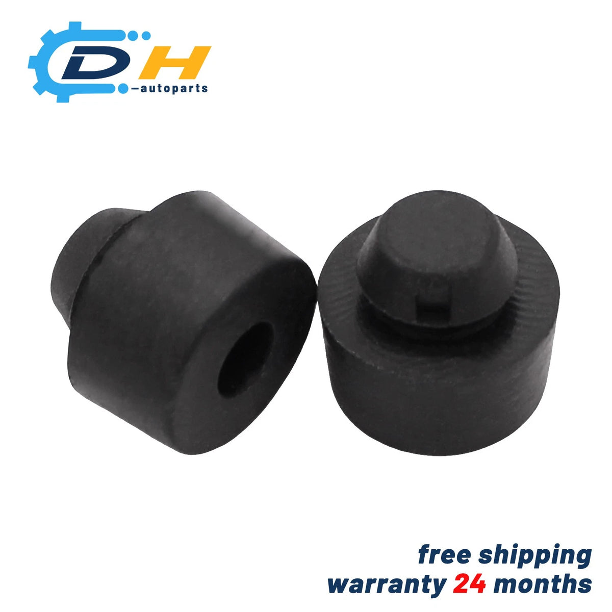 2X Stop Bumper Tailgate Stop for Toyota Tacoma (2005–2023) Tundra (2000–2021) 90541-11015