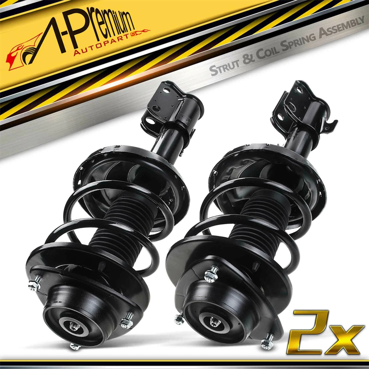 Front Strut and Coil Spring Assembly for Subaru Impreza (2012–2014) 2333445R, 2333445L