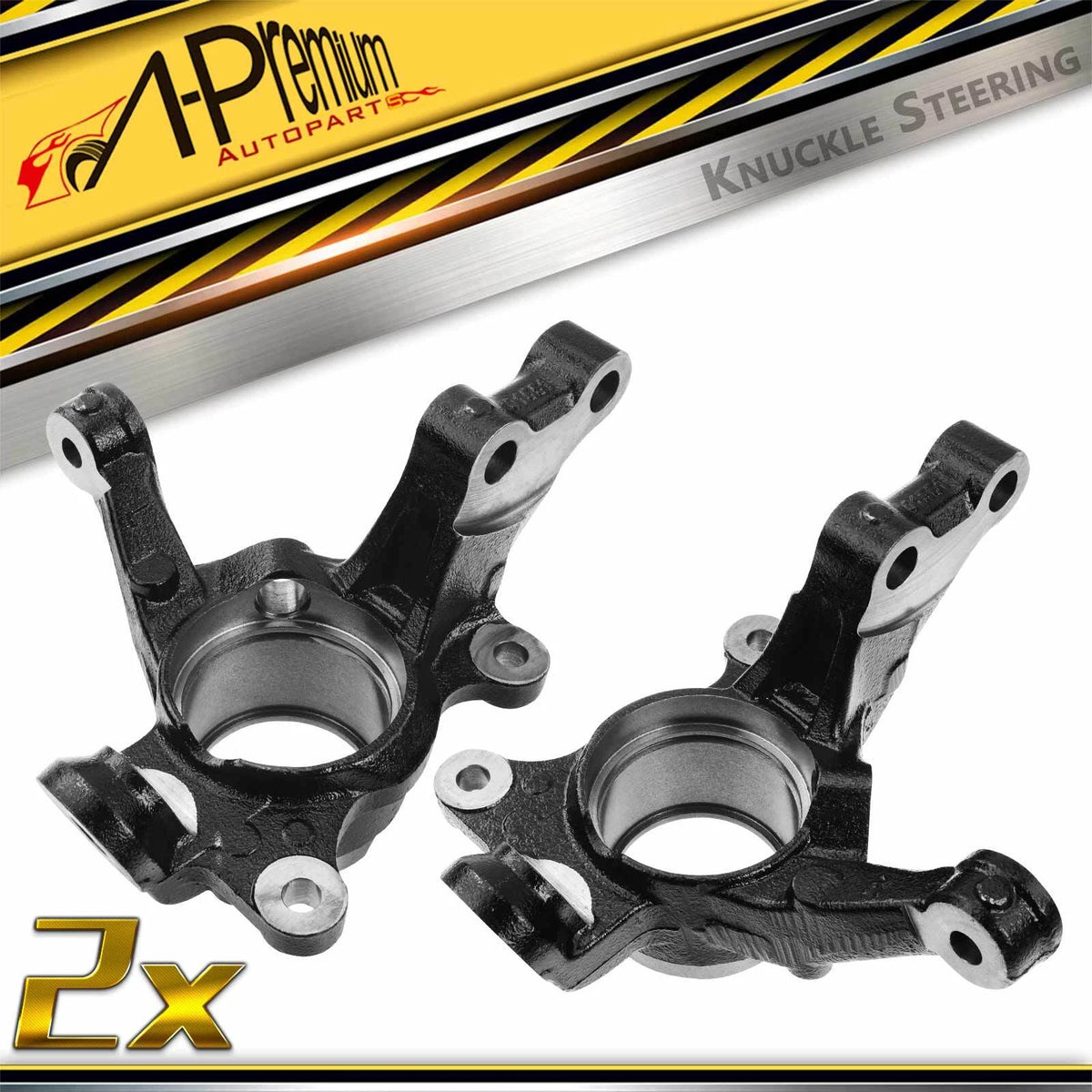 2X Front Steering Knuckle for Toyota Matrix (2003–2006) 43211-12440, 686-008