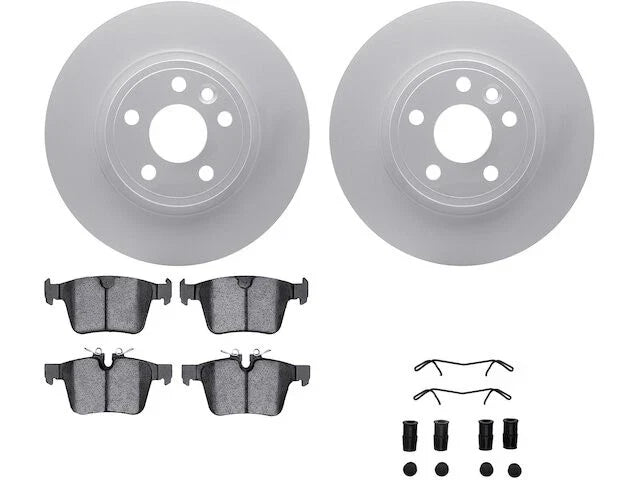 Rear Brake Pad and Rotor Kit for Jaguar E-Pace (2018–2020) TD887GX