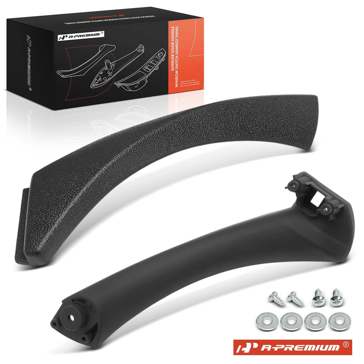 2X Right Interior Door Pull Handle Trim Set for BMW E90 F30 (2007–2012) 51417230850, 51419150336