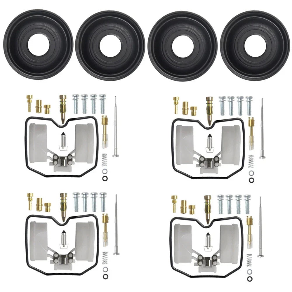 4X Carburetor Float Diaphragm Kit for Kawasaki Vulcan 500 EN500A (1991–1995)