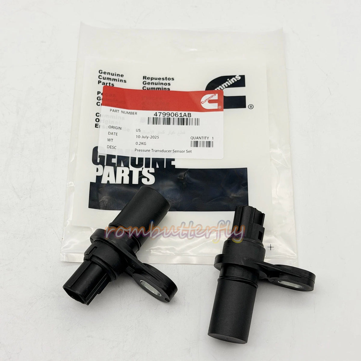 2X Transmission Input Speed Sensor for Dodge Durango (04799061, 4799061)