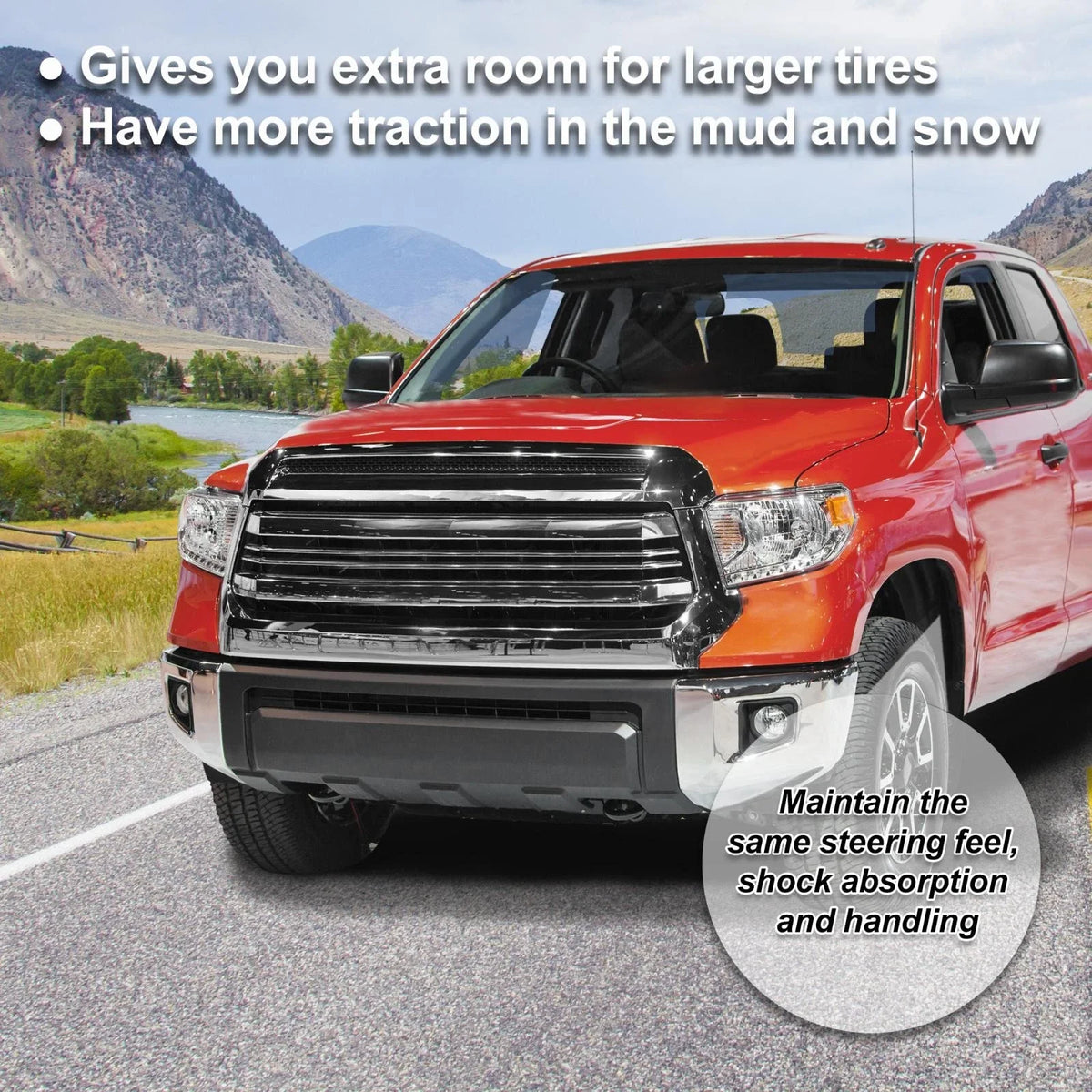 3 Inch Front Leveling Lift Spacers Kit for Toyota Tundra (1999–2006)