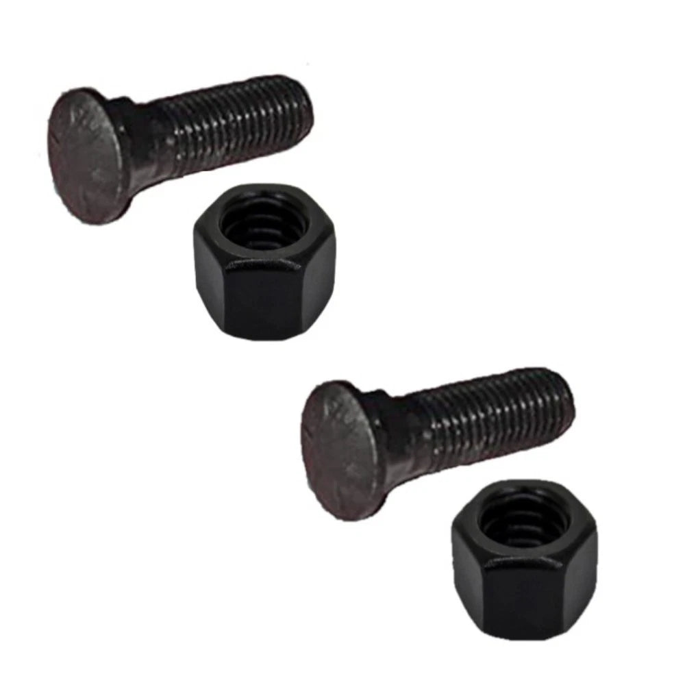 2X Plow Bolt & Nut for Blades Cutting Edges 5/8-11x2 1/4 Grade 8