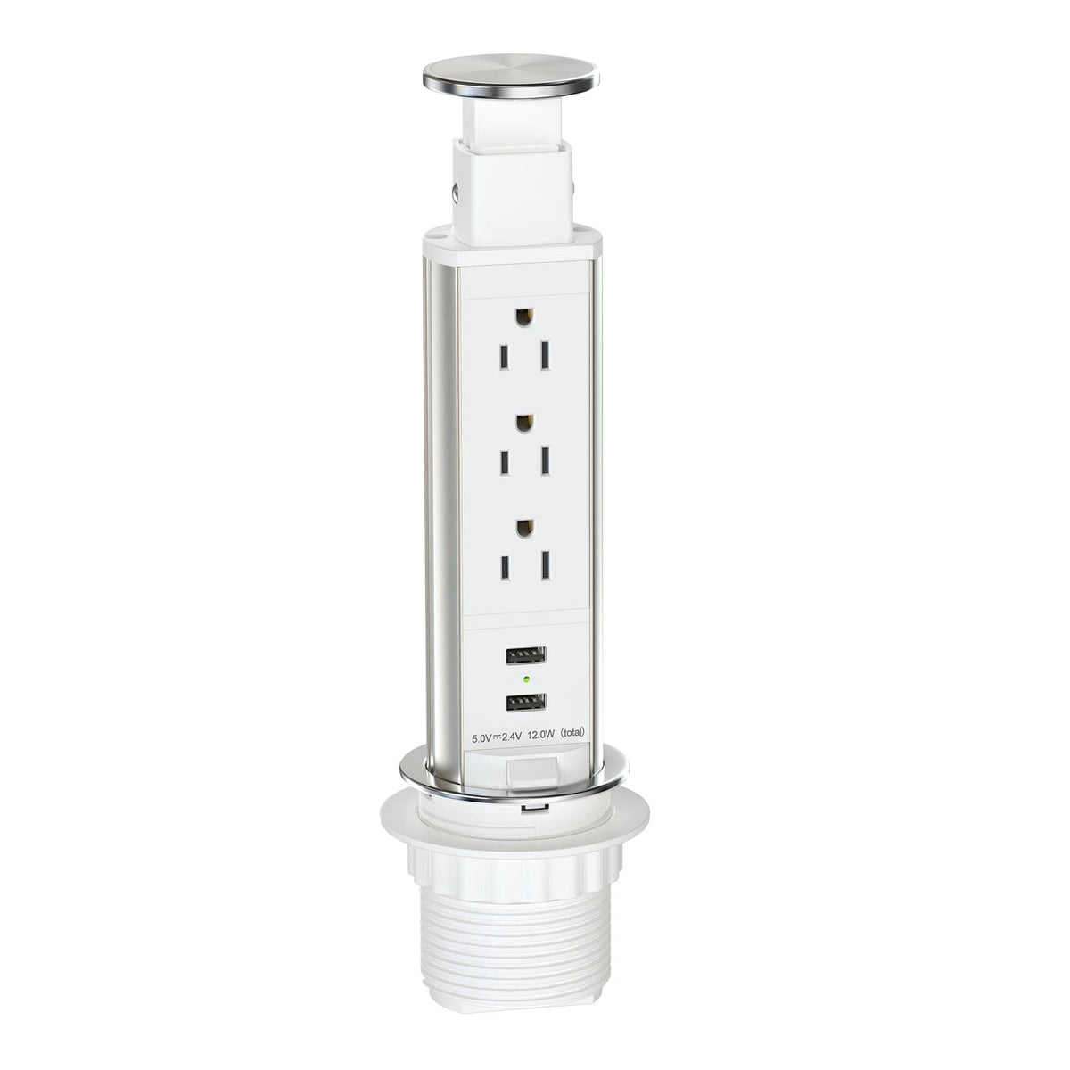 Pop Up Outlet for Countertop with 3 AC Outlets