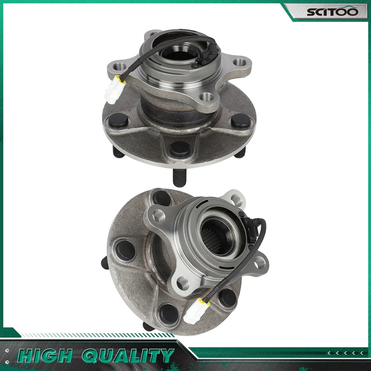 2X Rear Wheel Bearing Hub Assembly W/ABS for Suzuki SX4 (2007–2013)