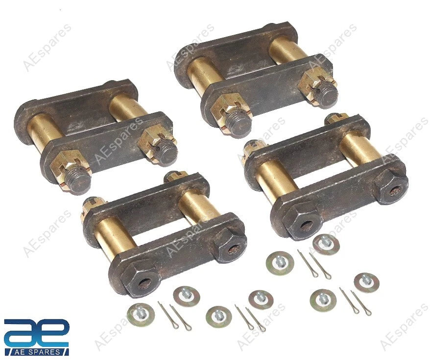 4 Pcs Leaf Spring Shackle Kit for Willys Mahindra CJ
