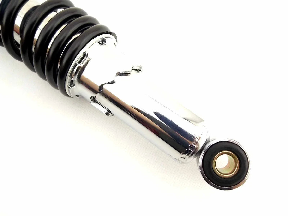 320mm JBS Black/Chrome Rear Shock Absorbers for Kawasaki S1 250SS (1972-1974)