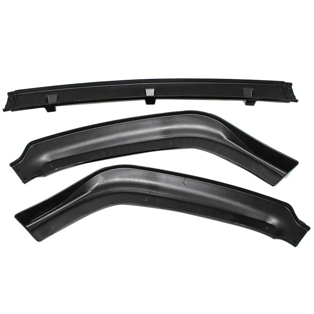 Front Bumper Lip Splitter Spoiler for Honda Civic Sedan (2016–2021) Glossy Black