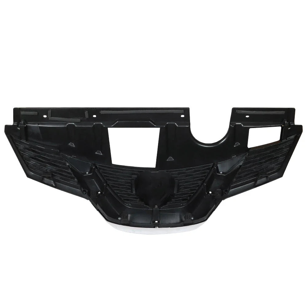 Front Upper Grille Replacement Set for Nissan Rogue (2014–2015) Black Chrome