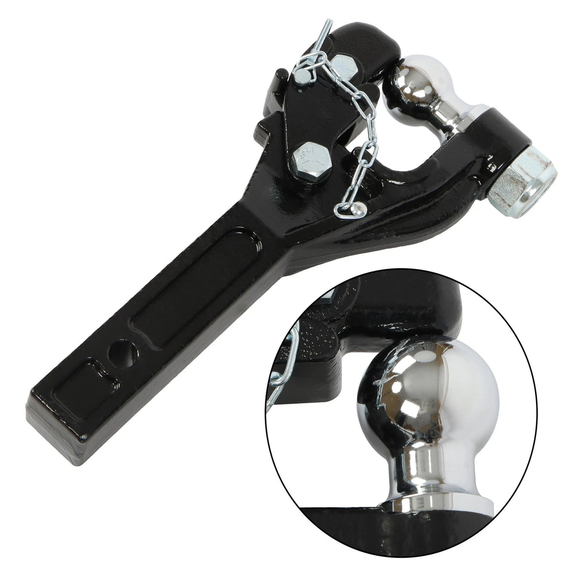 Pintle Hook for Trailers 2.5 to 3-Inch Lunette Ring (BCK39237K)
