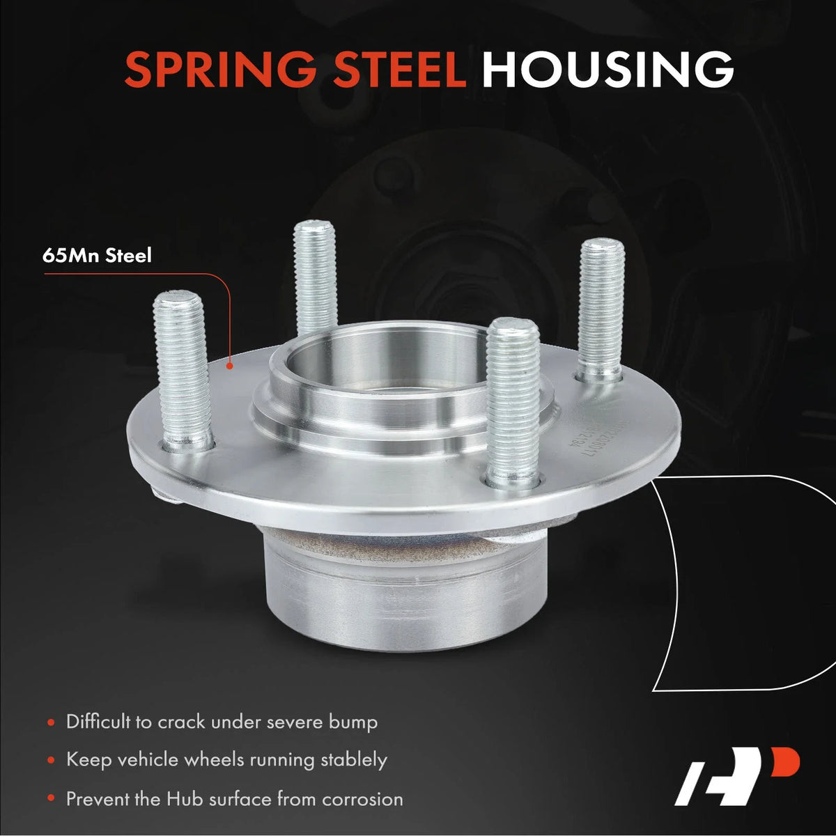 2X Rear Wheel Hub & Bearing Assembly for Hyundai Elantra (2001–2006)