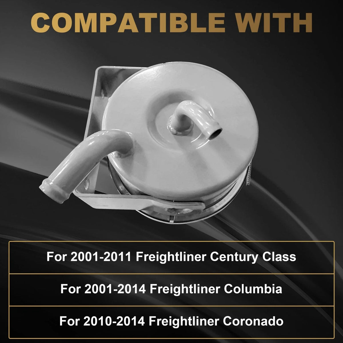 Power Steering Reservoir Tank with Cap for Freightliner Columbia (2001–2014)