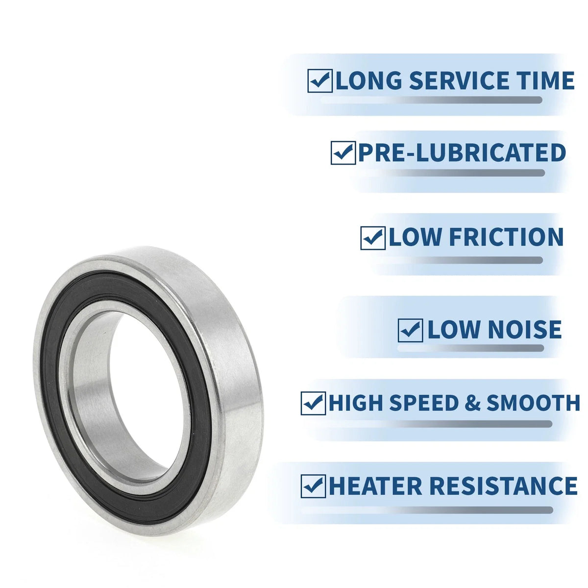 Deep Groove Ball Bearing P5 for Scooter Skateboard Wheel (25x42x9mm)