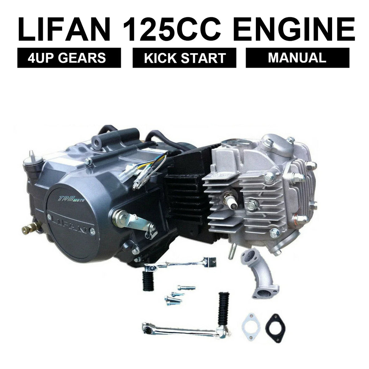 125cc Lifan Engine for MX Dirt Pit Trail Bike (110cc-140cc)