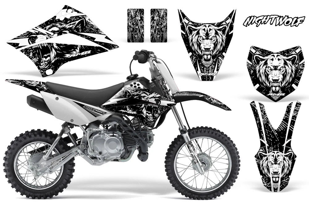 Graphic Stickers Decals for Kawasaki KLX110 (2010–2024)