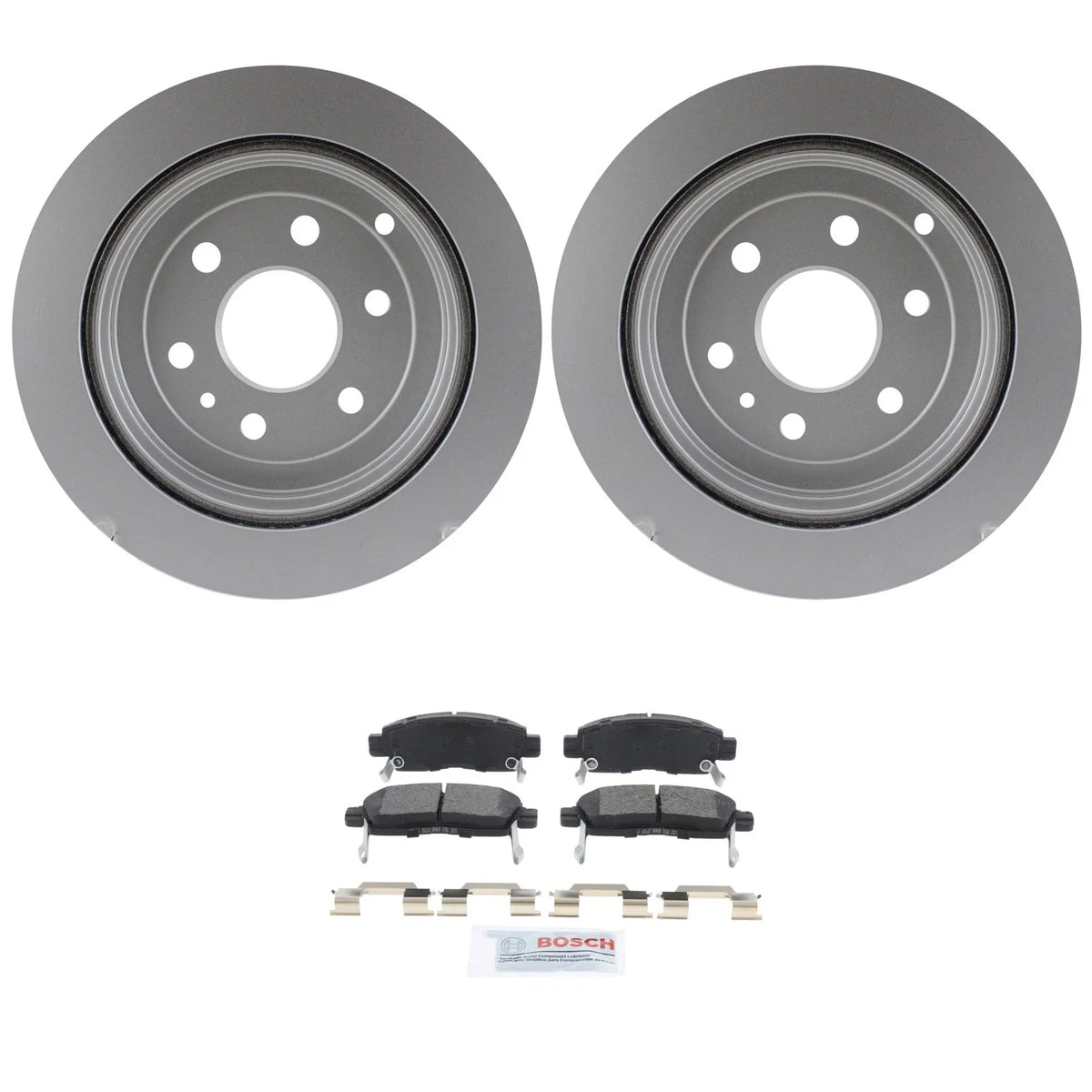 Bosch Quietcast Disc Brake Pad Kit & Rotors for GMC Acadia (2017–2023)