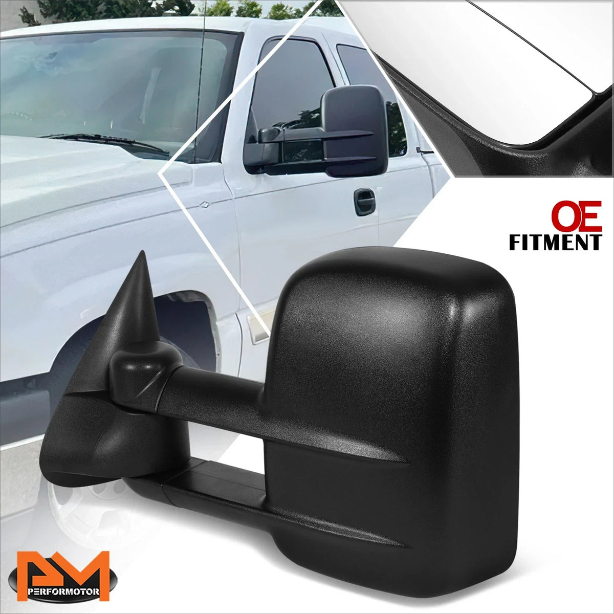 Power Heated Side View Mirror Left for GMC Sierra/Suburban/Silverado (1999–2007)