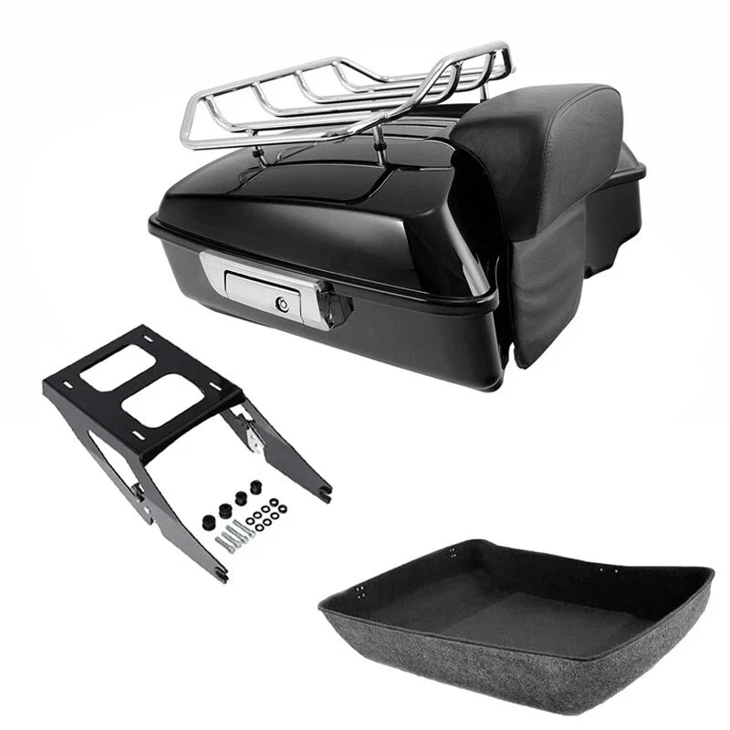 Chopped Trunk Backrest Mount Rack for Harley Sport Glide (2018–2021)
