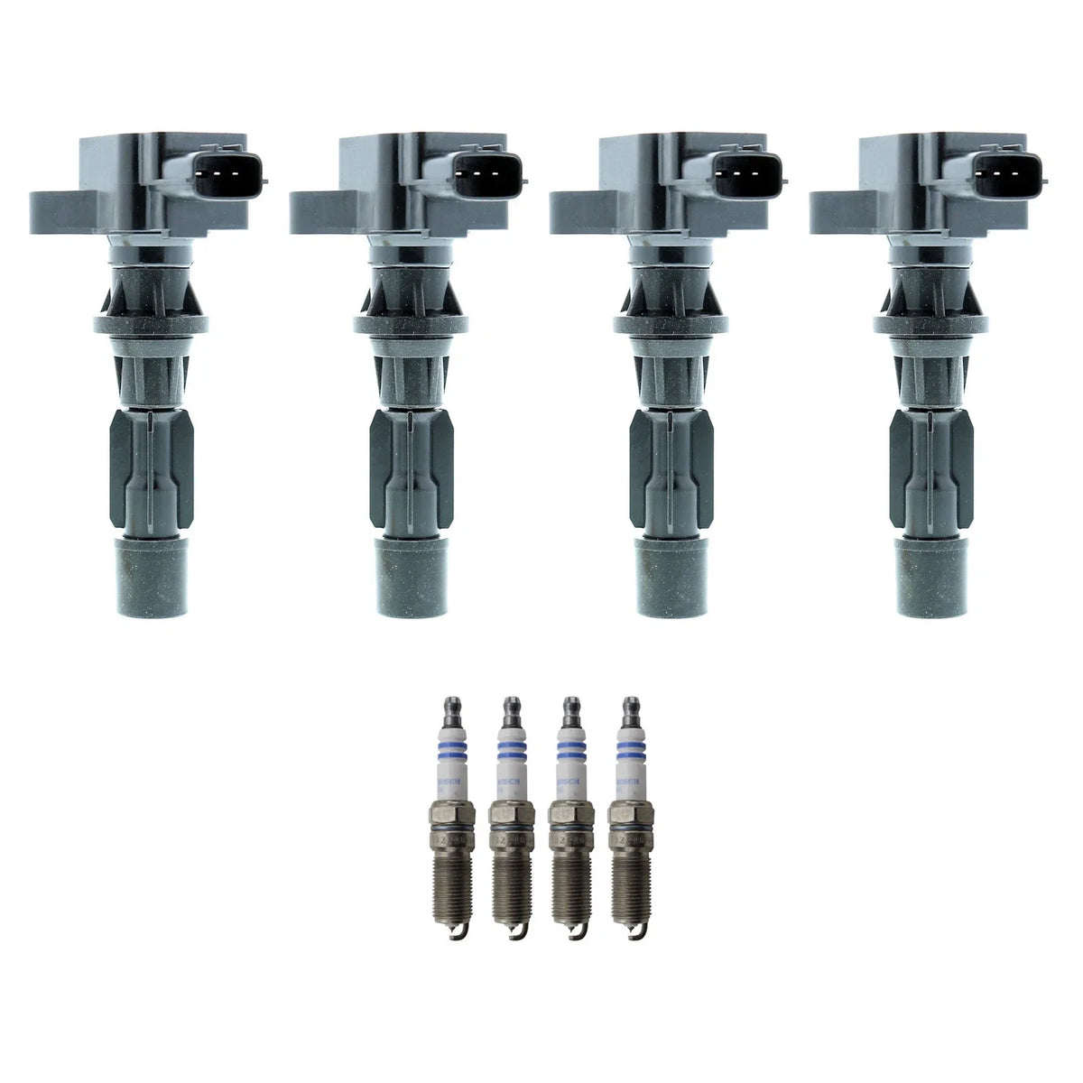 Set of 4 Ignition Coils & Spark Plugs for Mazda MX-5 Miata (2006–2015)