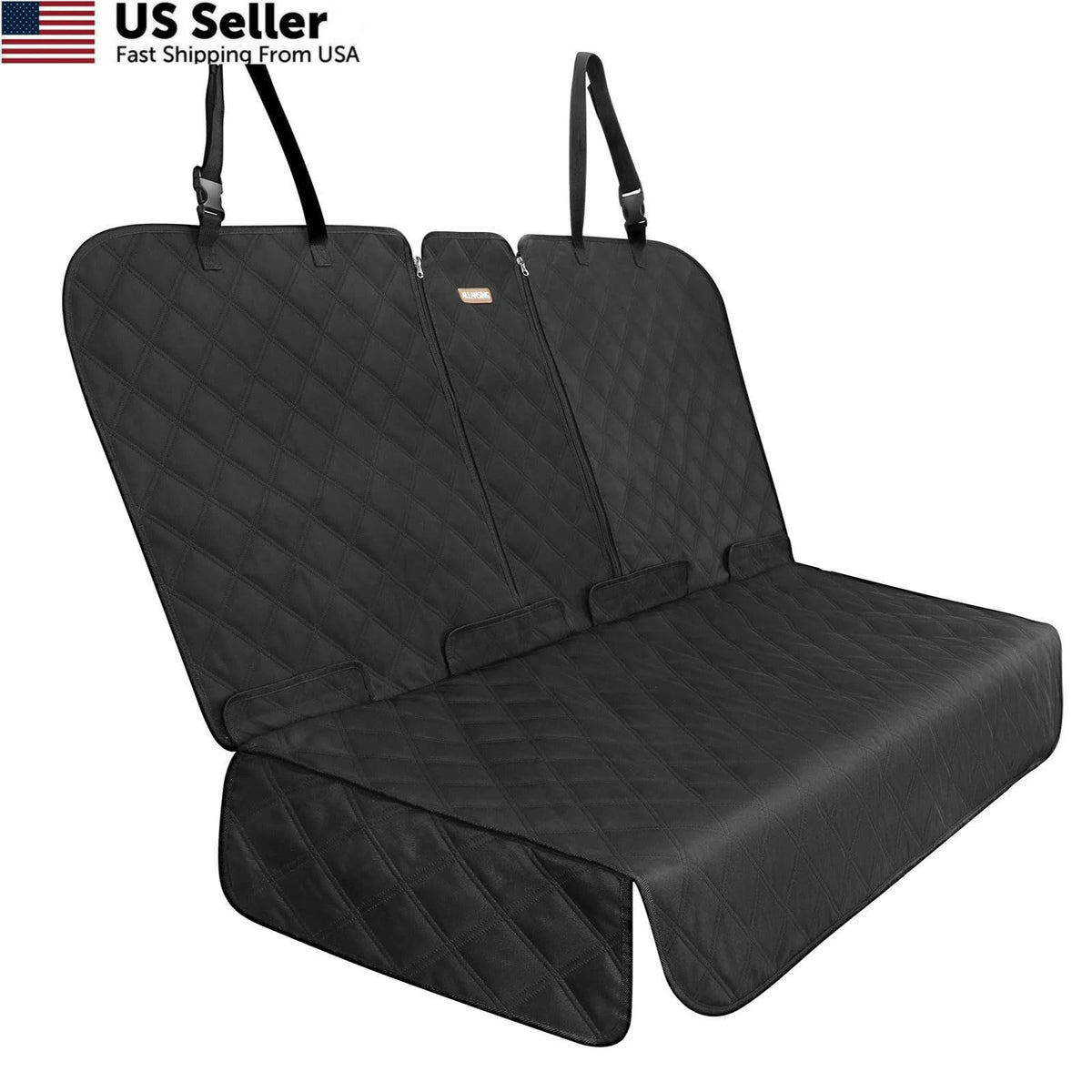 XL Back Seat Cover for Full-Size Trucks/SUVs (60"W, Black)