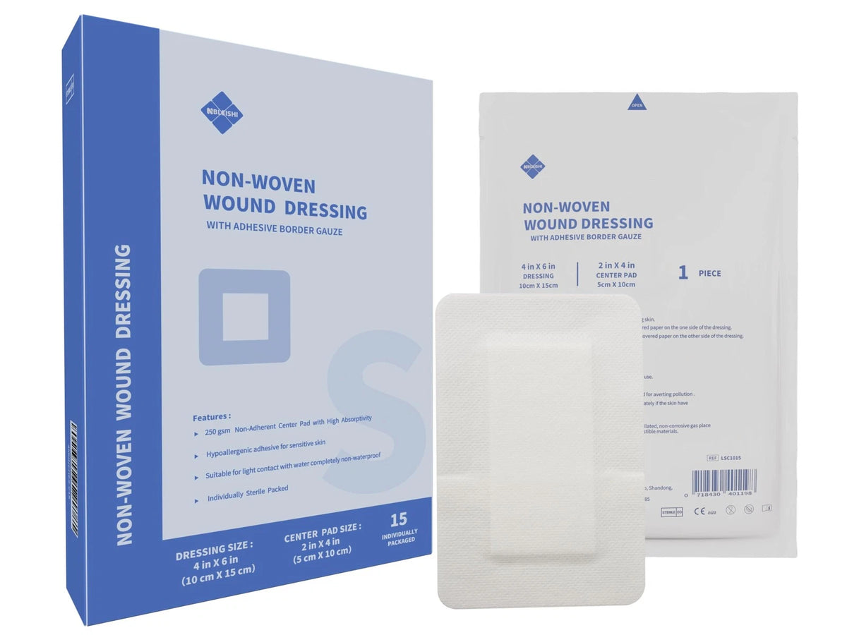 4X6 Inch Sterile Non Woven Island Wound Dressing (C15)
