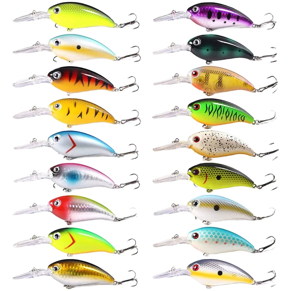 14g Multicolor Fat Lure 12cm for Bass Fishing