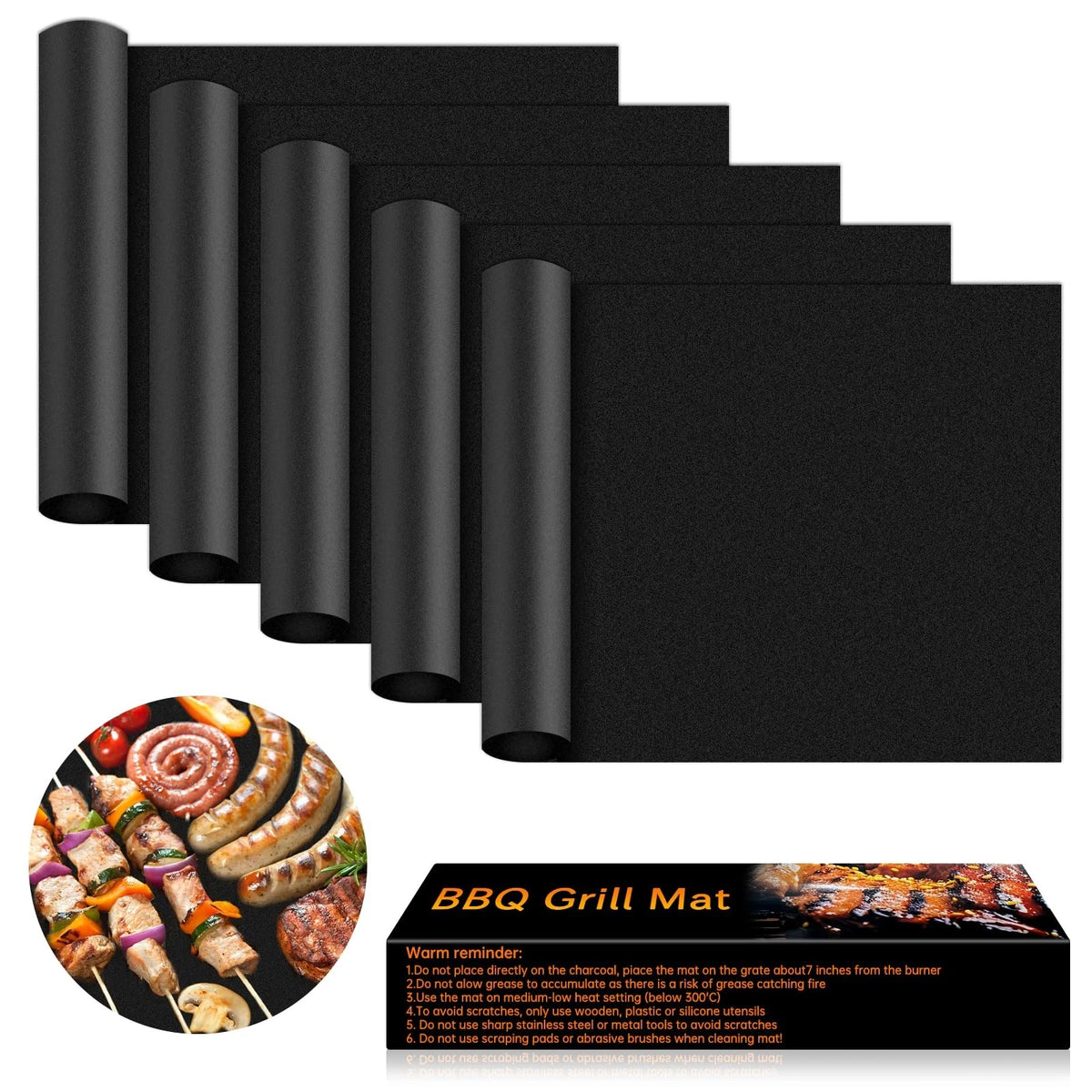5 Pack Oven Liners for Bottom of Oven (23.63" x 15.75")