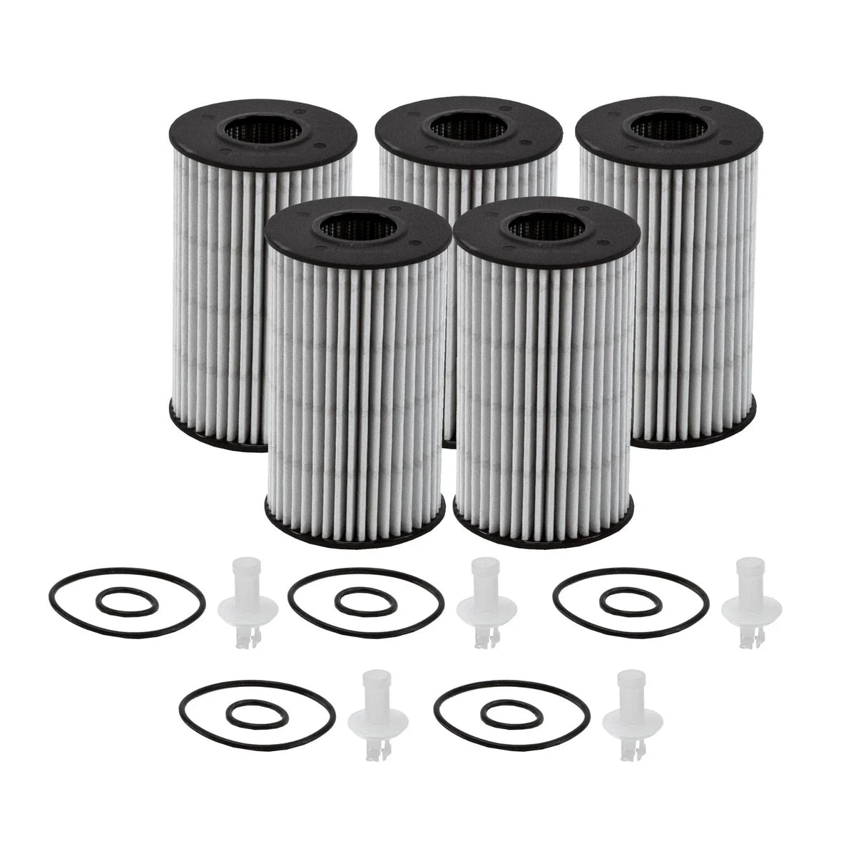 Set of 5 Engine Oil Filters for Lexus Toyota (StdAsp CVT) - Wix XP