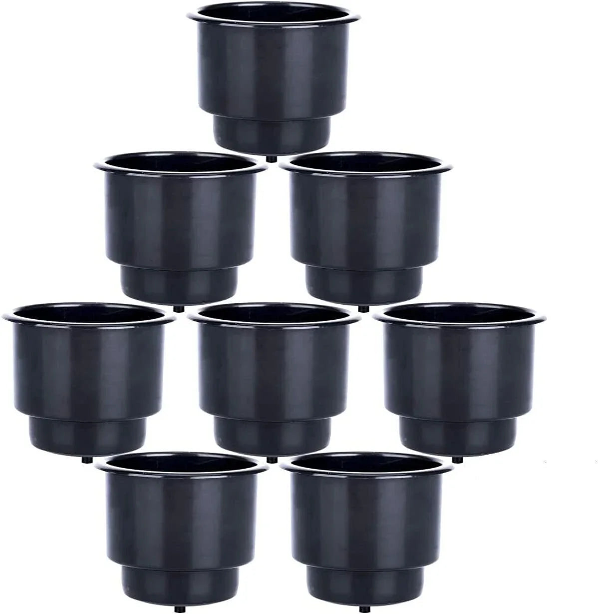 8 Pack Recessed Plastic Cup Holder for Boat Car Drink Holder (Universal)