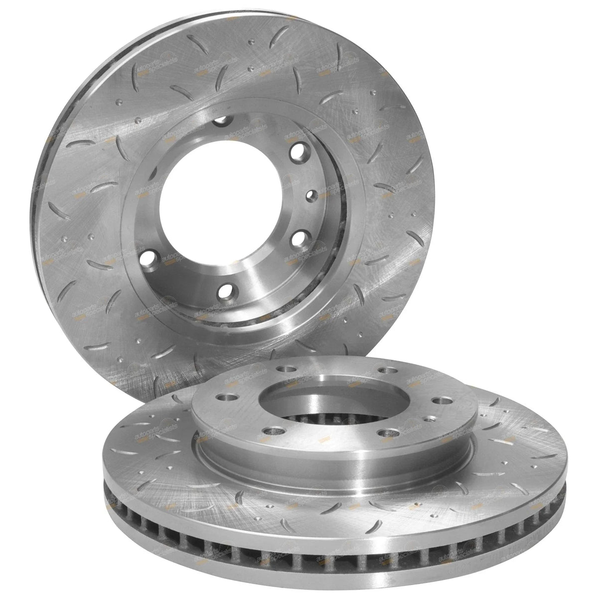 Front Slotted Dimpled Disc Rotors for Ford Ranger (2011-2019)