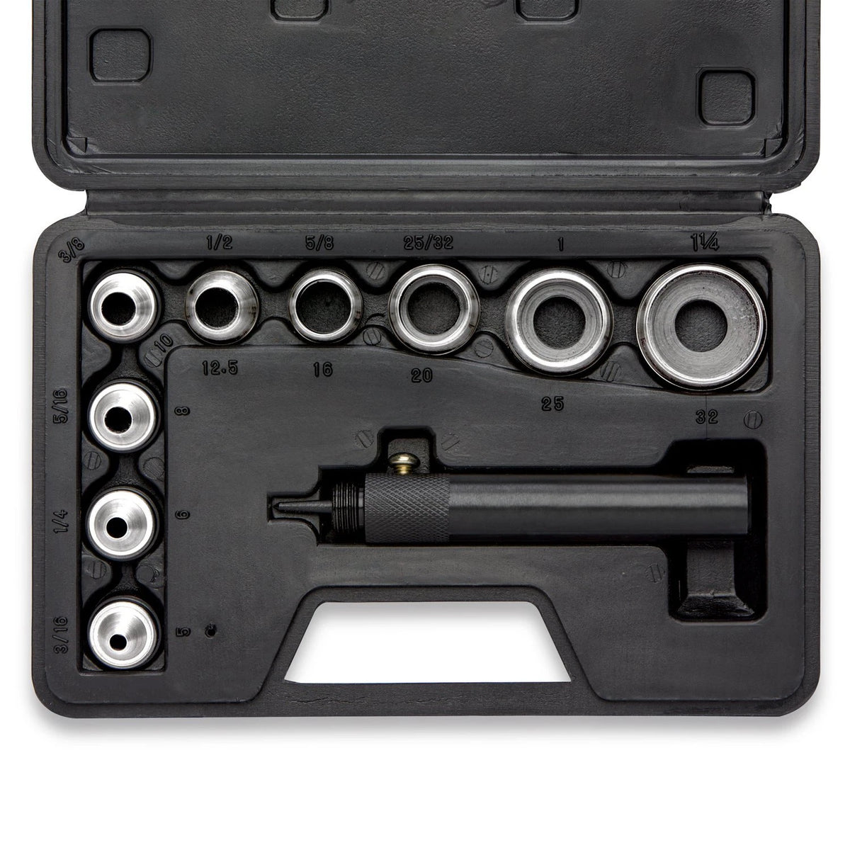 10-Piece Hollow Hole Punch Tool Set for Automotive Applications