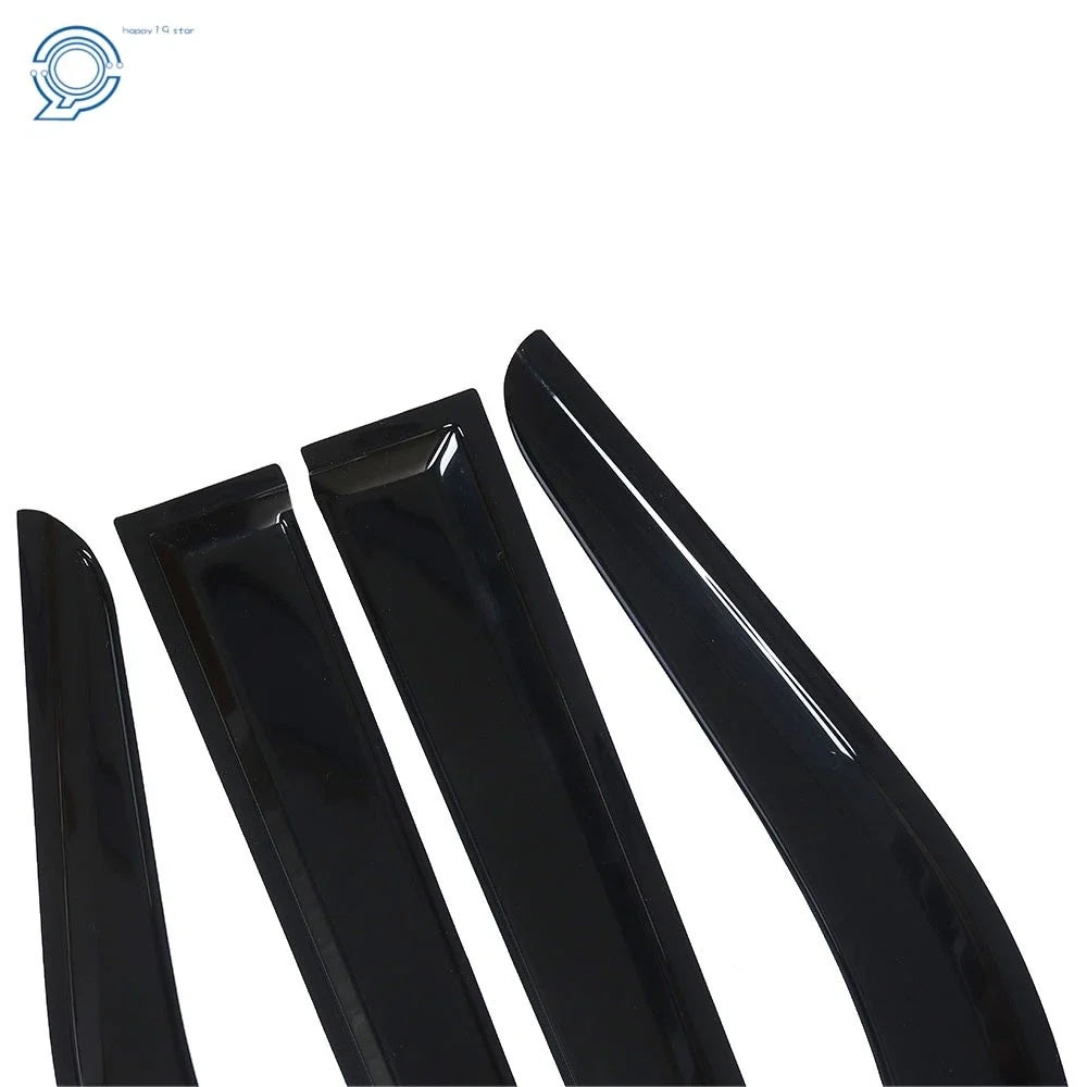Set of 4 Windows Visors for Ford F150 Crew Cab (2009–2014) Rain Guard Deflector