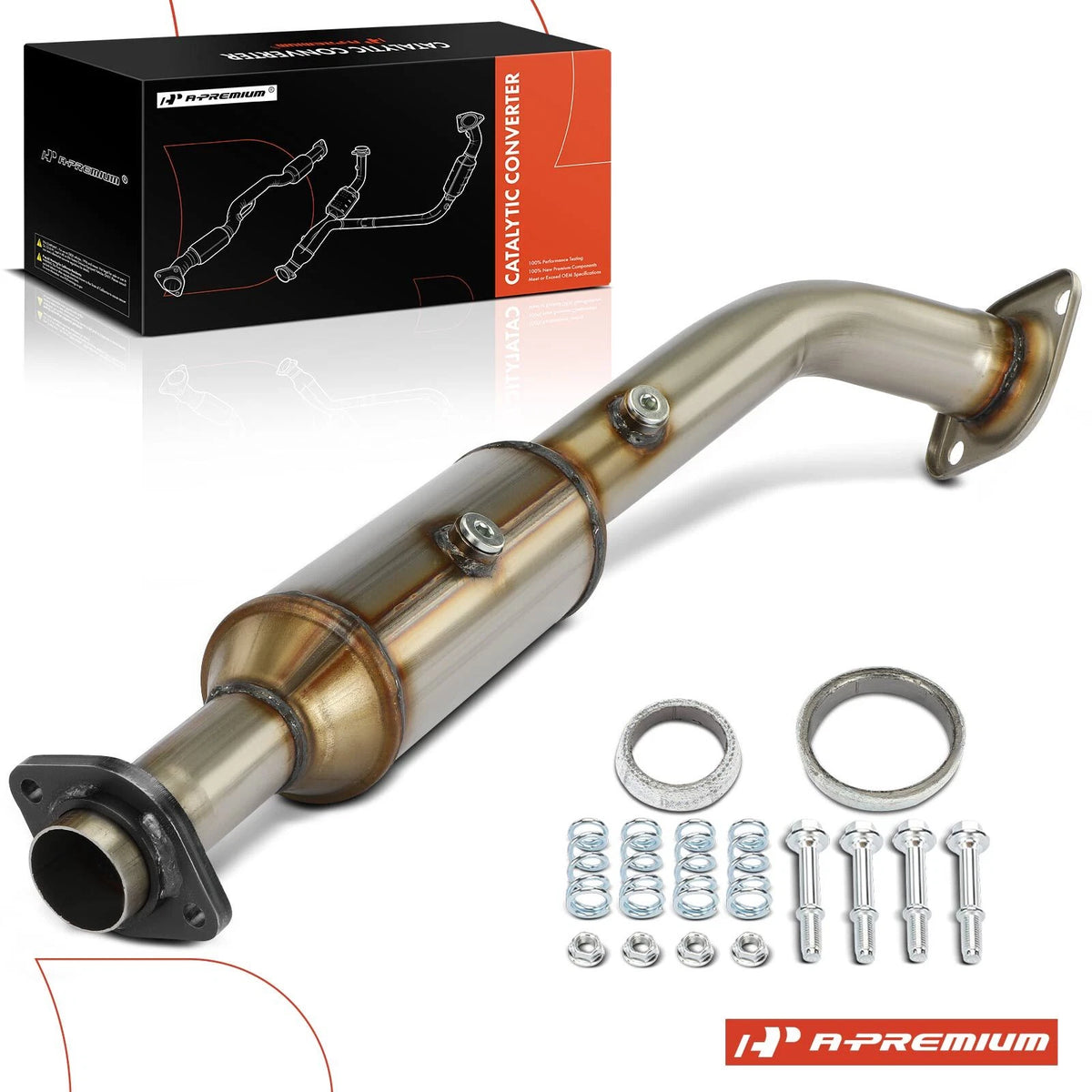 A-Premium Rear Catalytic Converter for Honda Element (2003–2011) 53478, 40874, 18160PZDS00, 642184