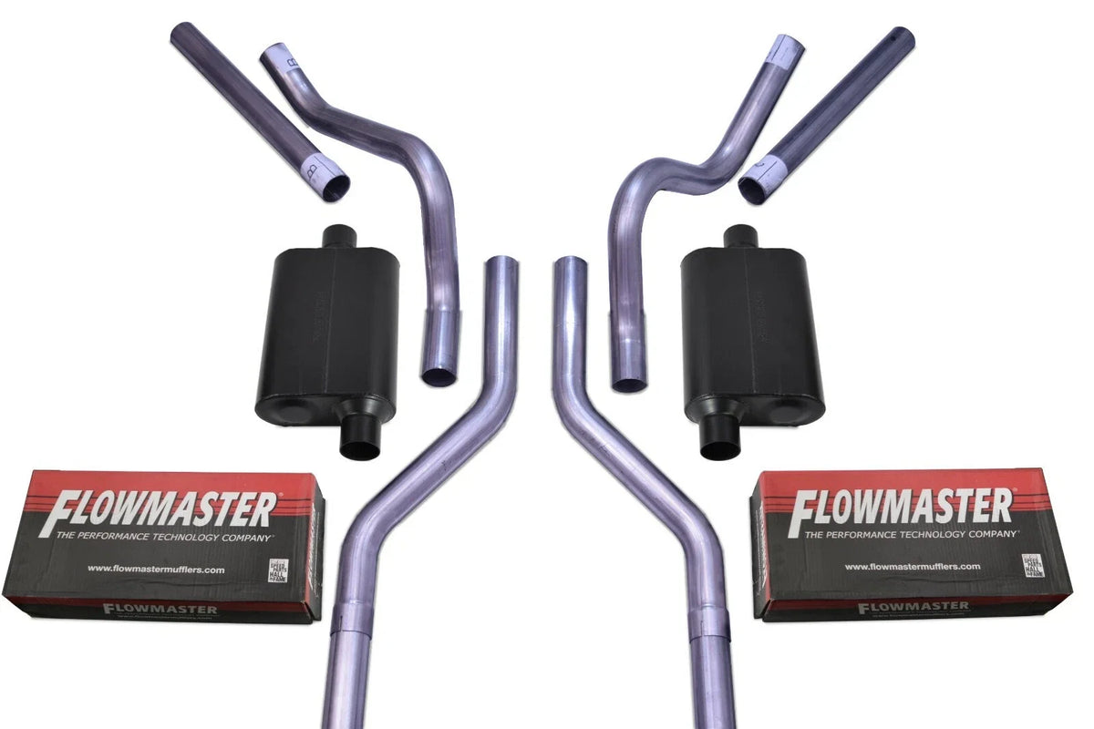 2.5" Dual Exhaust Kit for Chevy GMC C10 (1963–1972) Flowmaster 40 Series