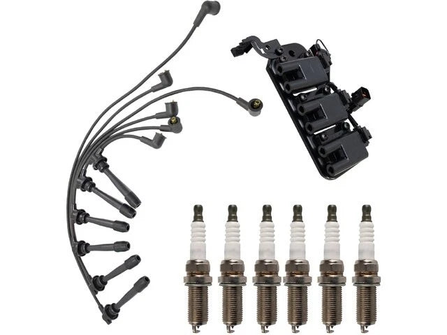 Ignition Coil Spark Plug and Wire Set for Kia Sportage (2005–2010) 15132VXKZ
