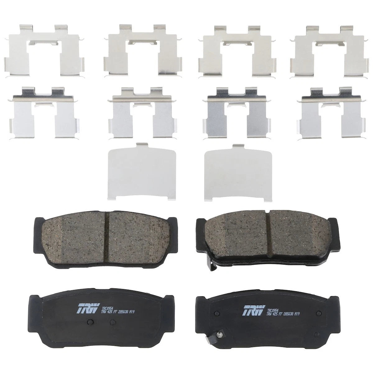 2X Brake Pad Set Rear for Kia Sorento, Hyundai Entourage (2004–2009) TRC0954, JSTPSSCP954, 50009541, EHT954H