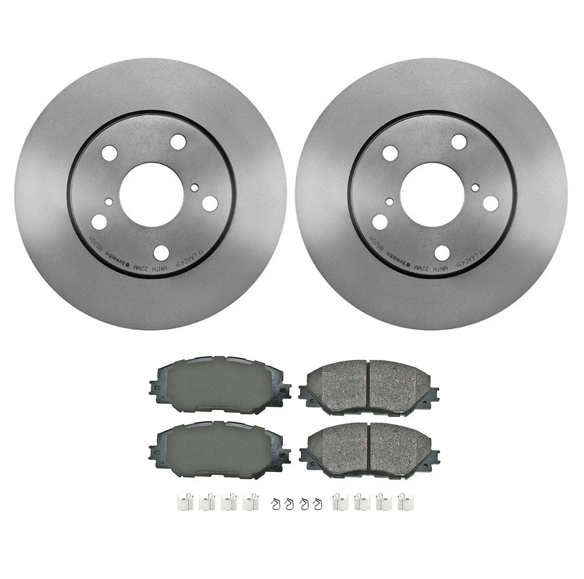 Front Brake Kit Set of 4 for HS250h xB Prius V RAV4 L4 (ProACT)