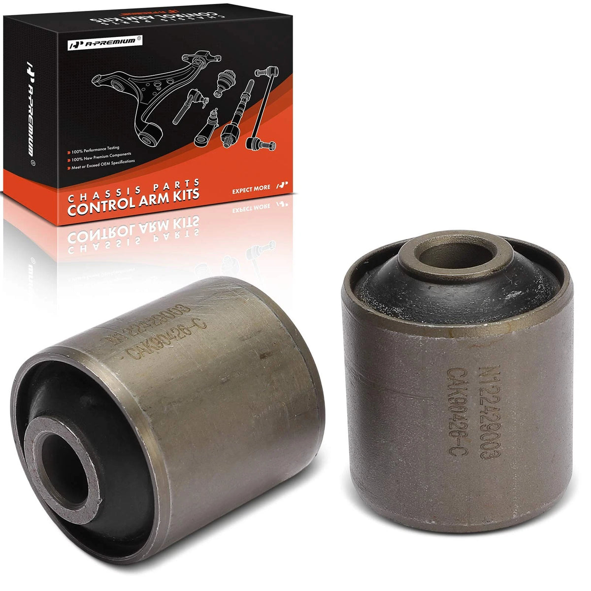 2X Front Lower Control Arm Bushing for Hyundai Sonata (1999–2005) 5455238000, MS90426