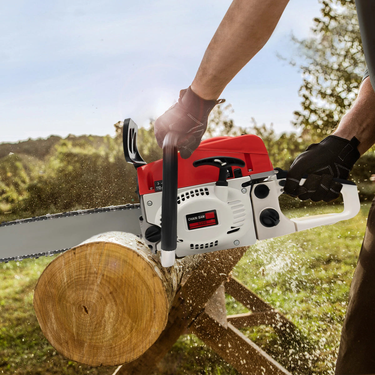 20 Inch Chainsaw for Wood Cutting (Gasoline Powered)