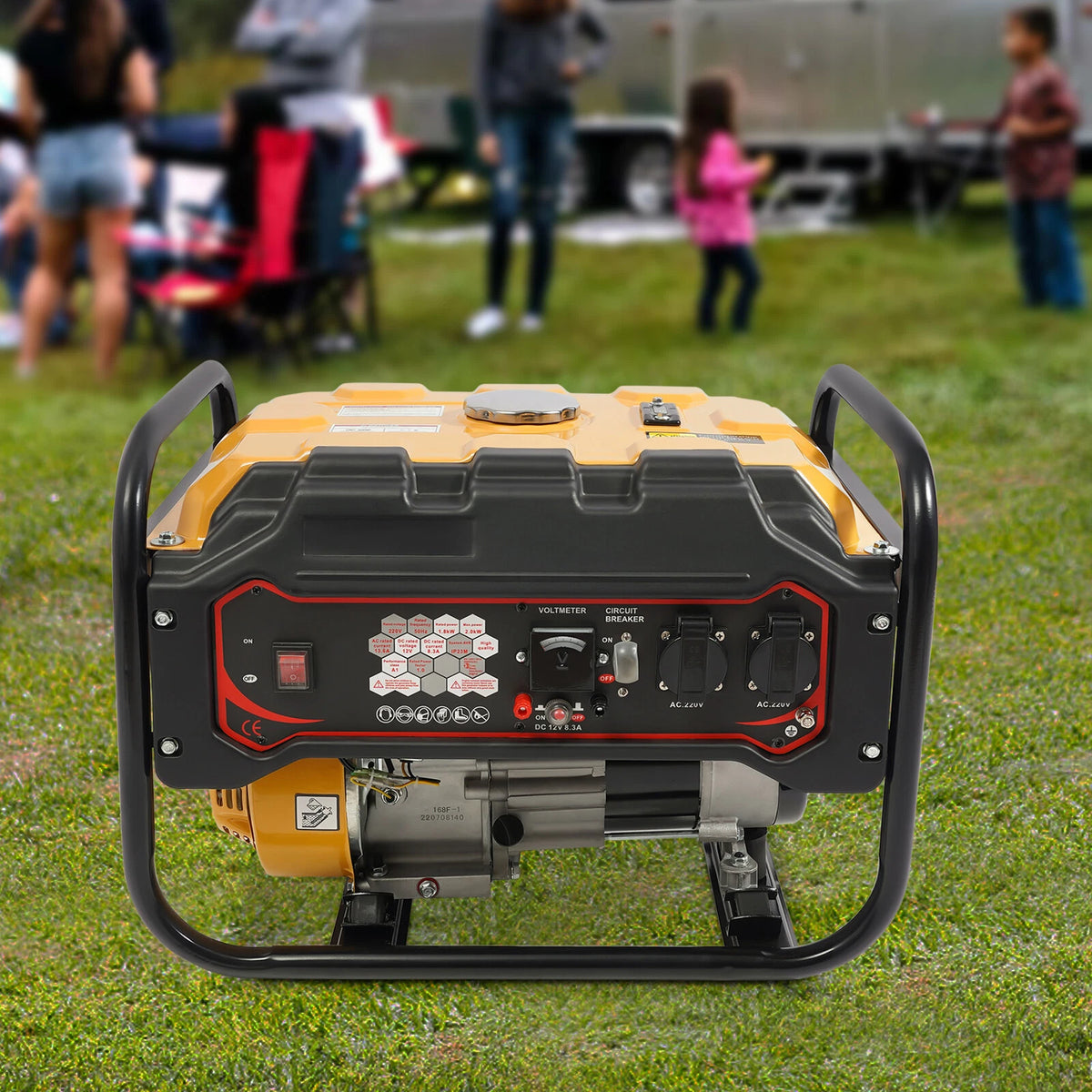 220V Portable 4-Stroke Gasoline Generator 6.5HP for Power Needs