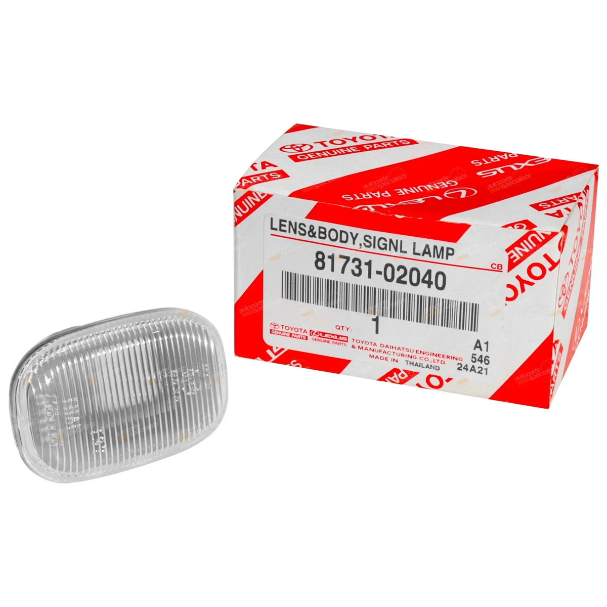 Clear Side Indicator Lamp Repeater Blinker for Toyota Corolla