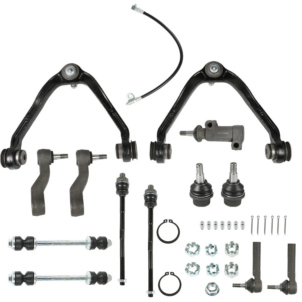 Front Upper Control Arms Tie Rods Suspension Kit for Chevrolet GMC (1999–2006)