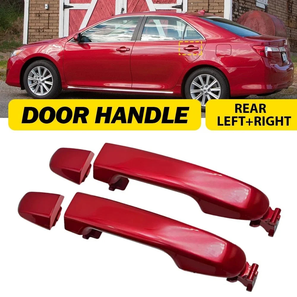 2X Exterior Door Handle for Toyota Camry (2012–2017) Rear Left/Right EXV