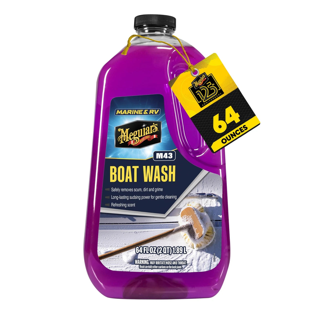 Meguiar's M43 Marine/RV Boat Wash for Boat (64 Fl Oz)