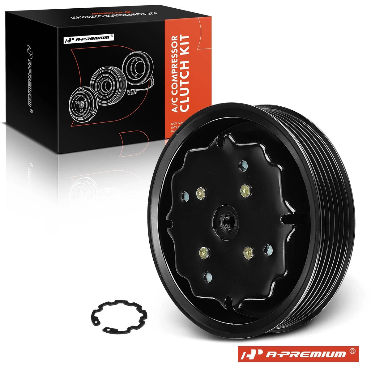 A/C Compressor Clutch Kit for VW Jetta, Passat, Golf, Audi A4 (2007–2009)