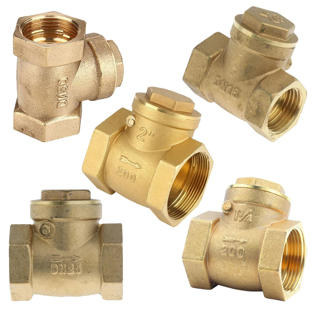 1 1/4" Brass Swing Check Valve for Plumbing Fitting (200WOG)